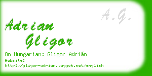 adrian gligor business card